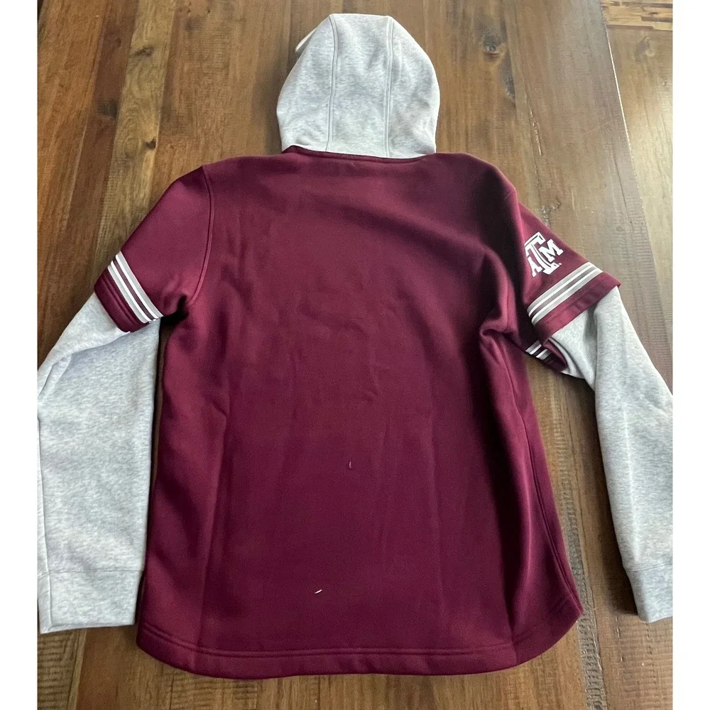Adidas Texas A&M Aggies SEC‎ Hooded Sweatshirt Pullover Hoodie Men's Medium